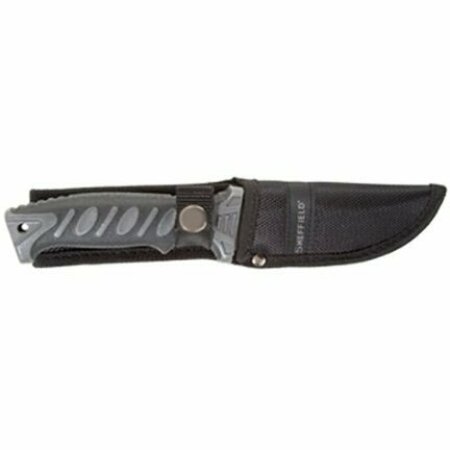 SHEFFIELD KNIFE 4.5 IN GUT HOOK KNIFE W/SHEATH 12184